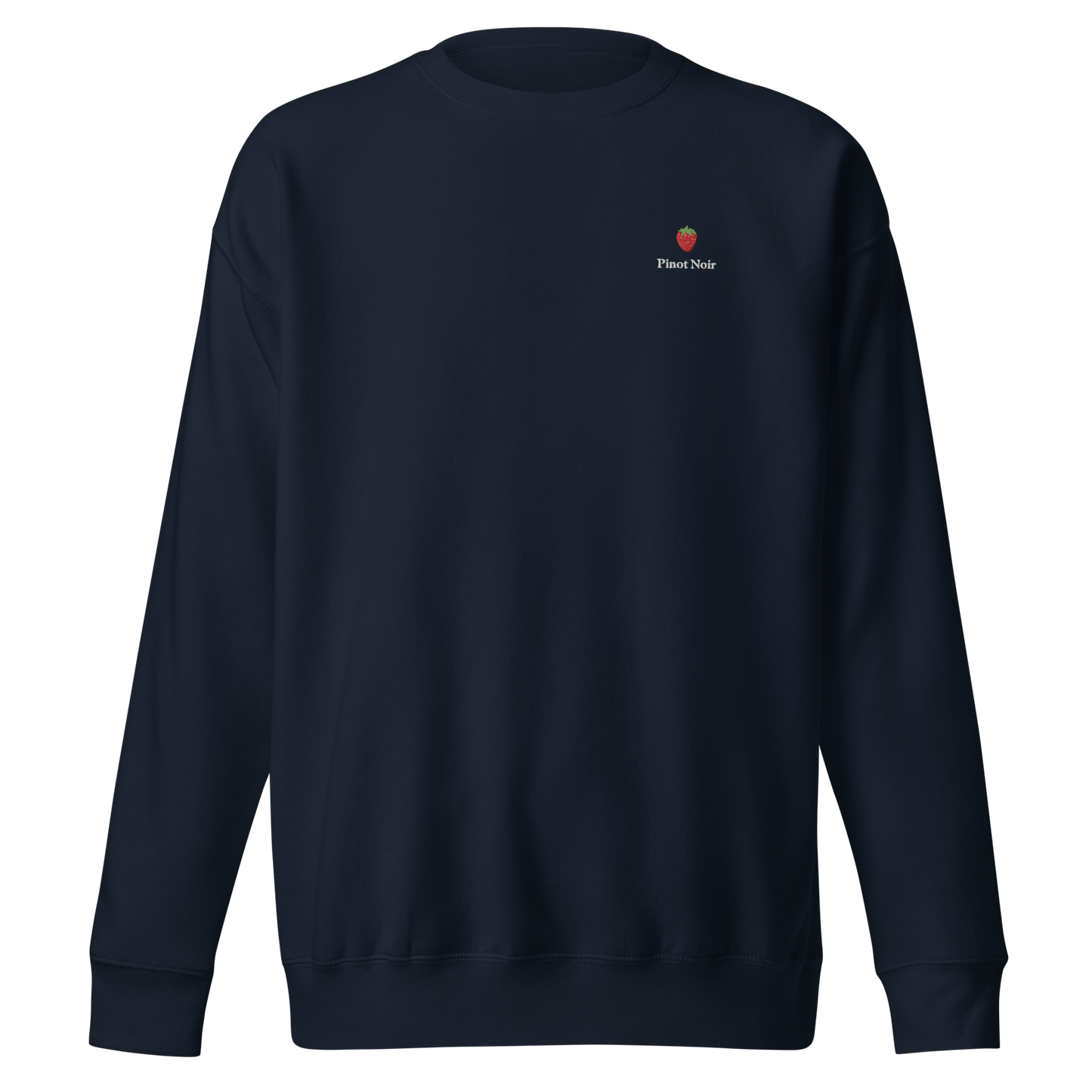 Pinot Noir embroidered sweatshirt
