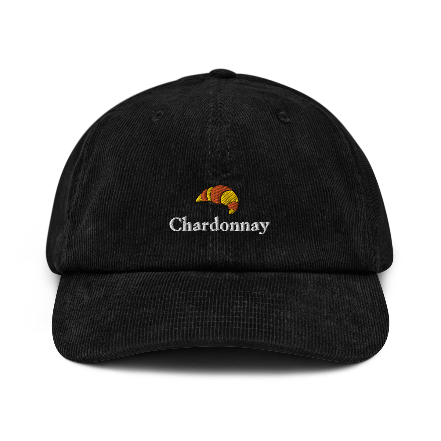 Chardonnay black corduroy cap