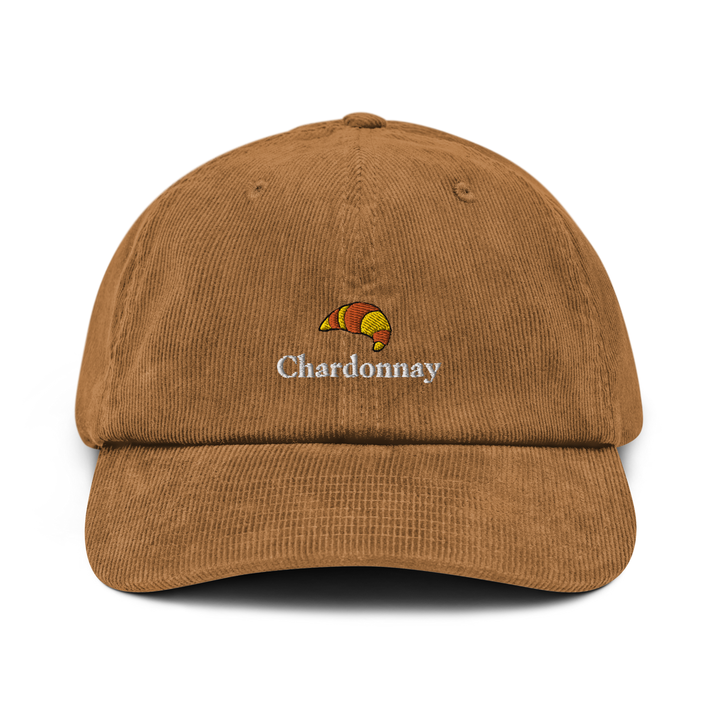 Chardonnay brown corduroy cap