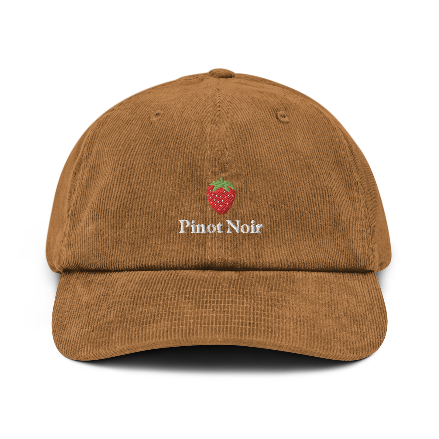 Pinot Noir brown corduroy cap
