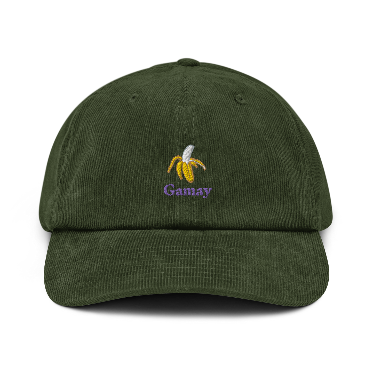 Gamay green corduroy cap