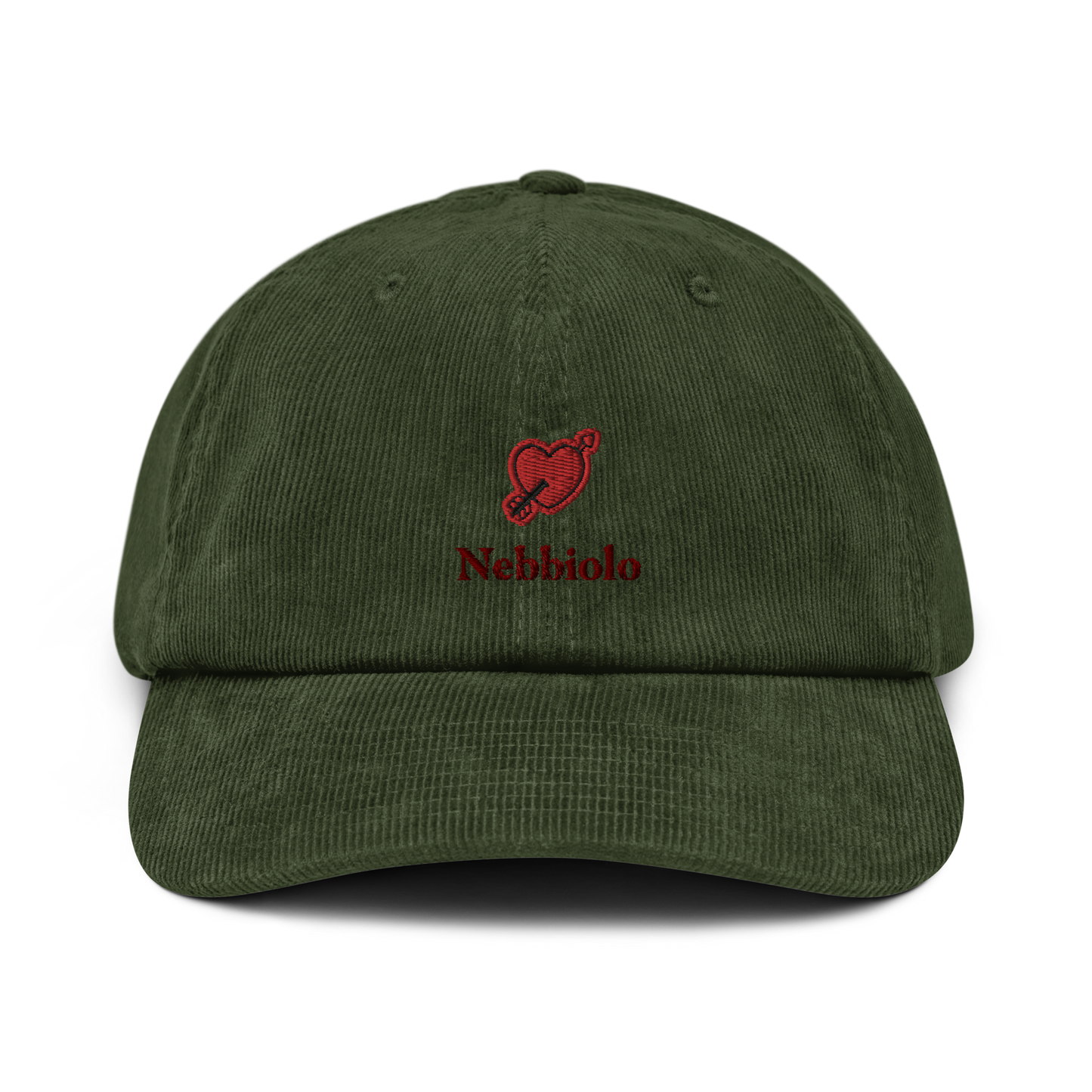 Nebbiolo green corduroy cap