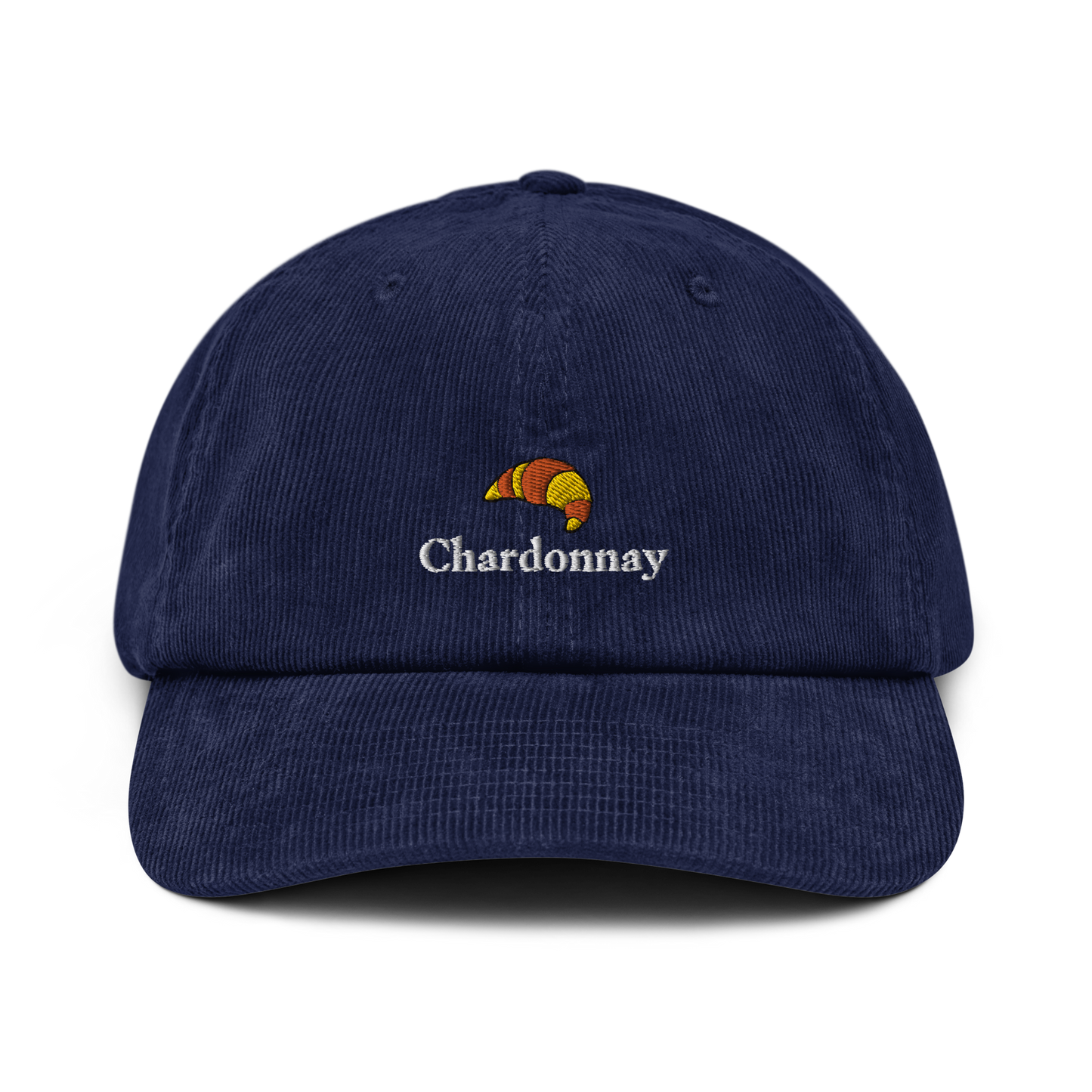 Chardonnay navy corduroy cap