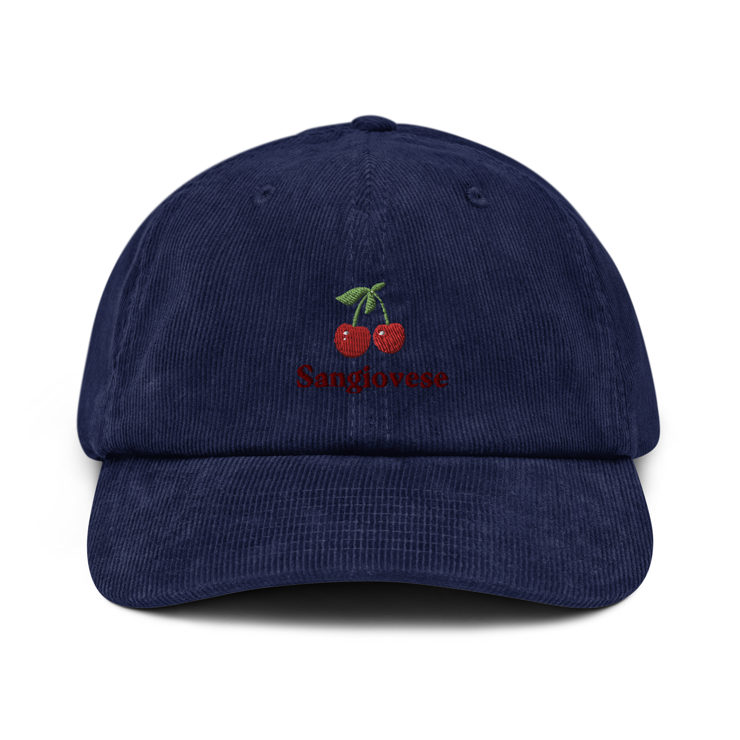 Sangiovese navy embroidered cap