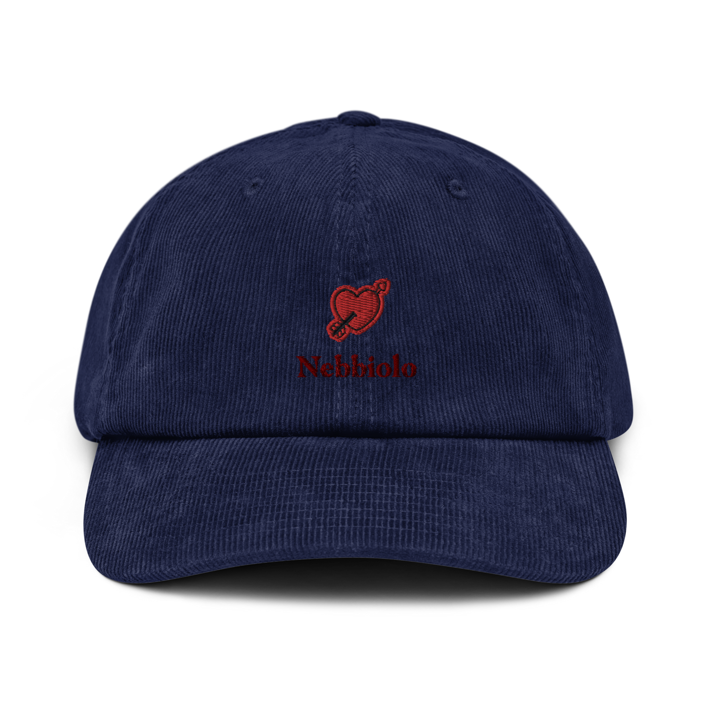 Nebbiolo navy corduroy cap