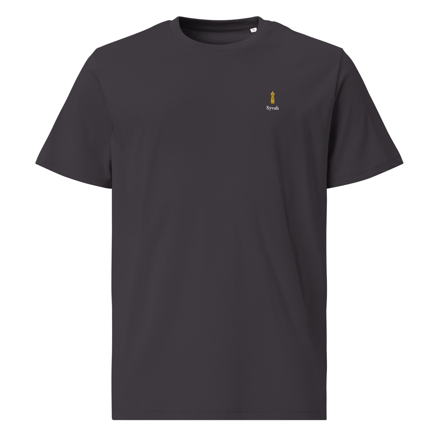 Syrah dark grey embroidered t-shirt