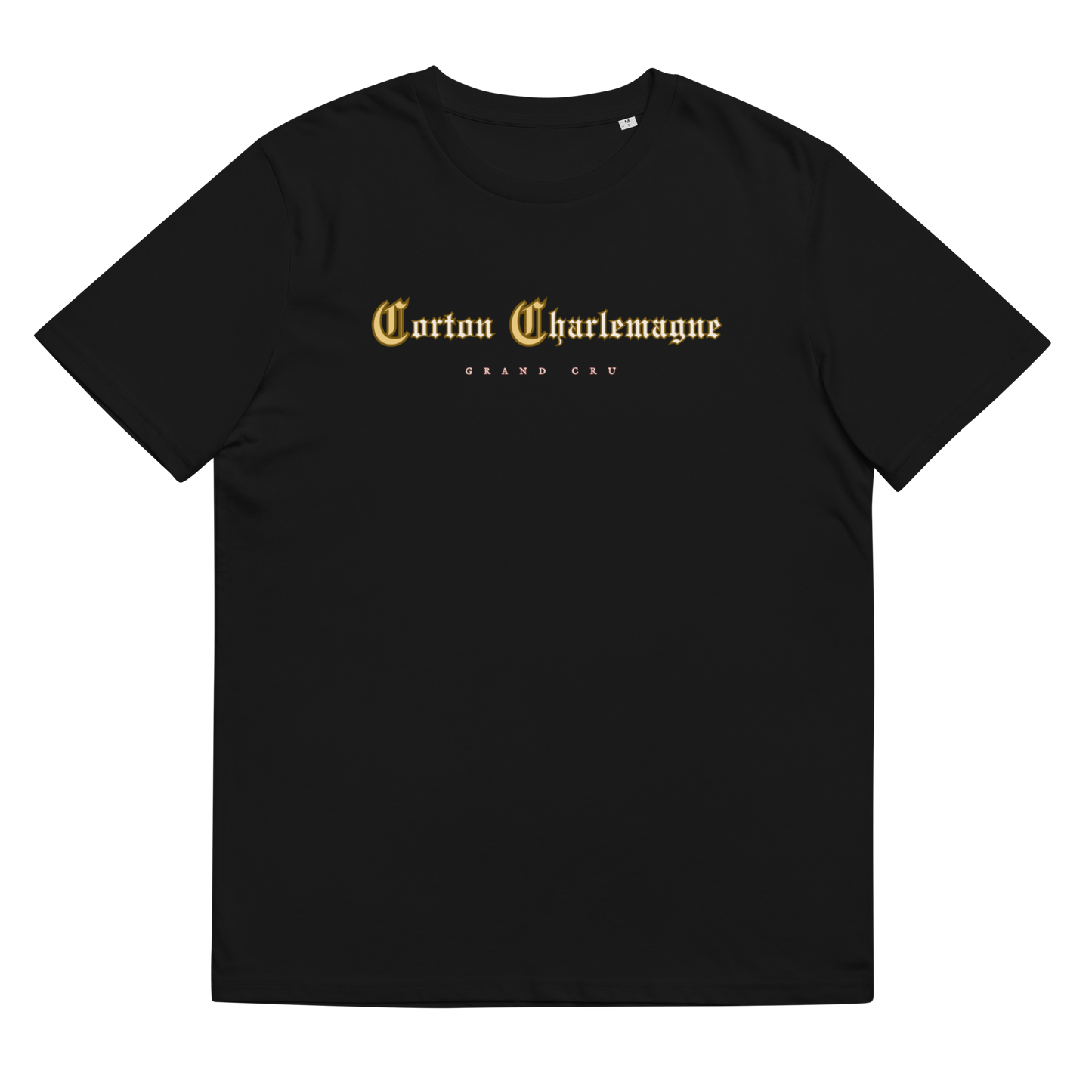 Corton Charlemagne black t-shirt