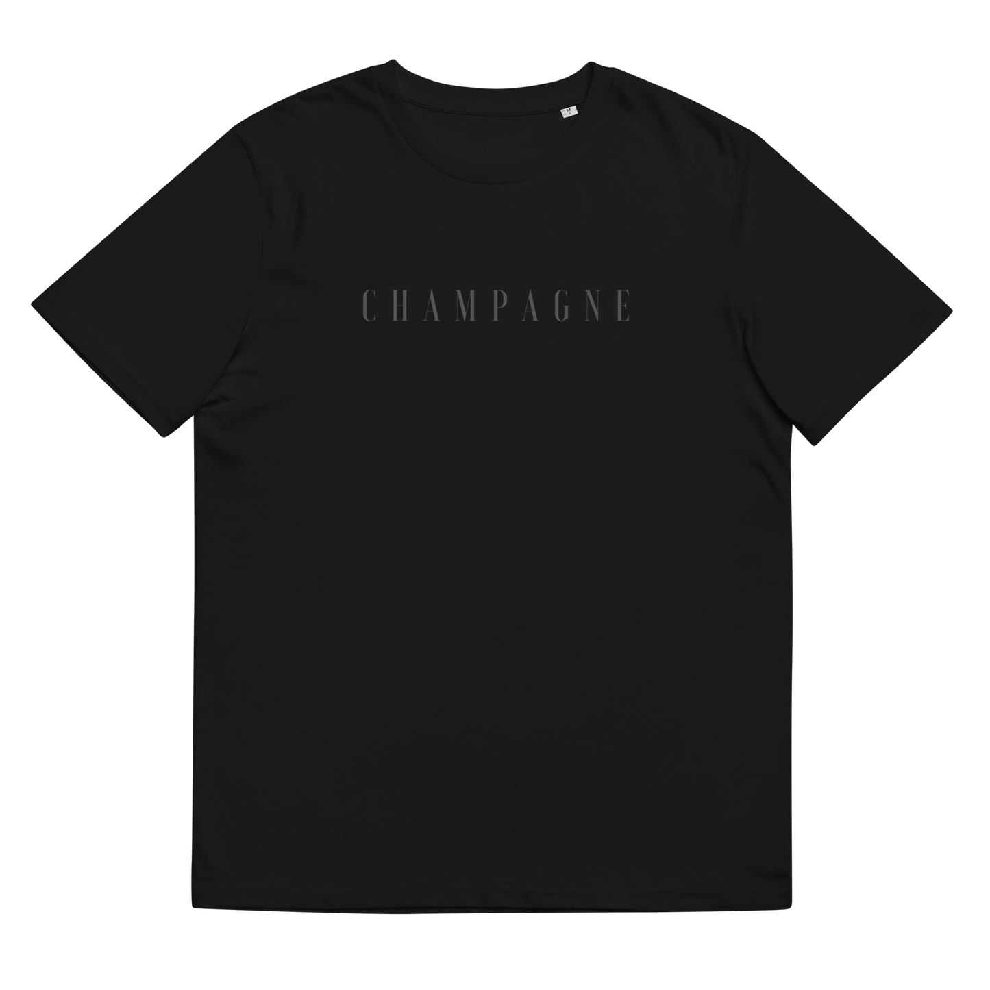 Champagne black t-shirt