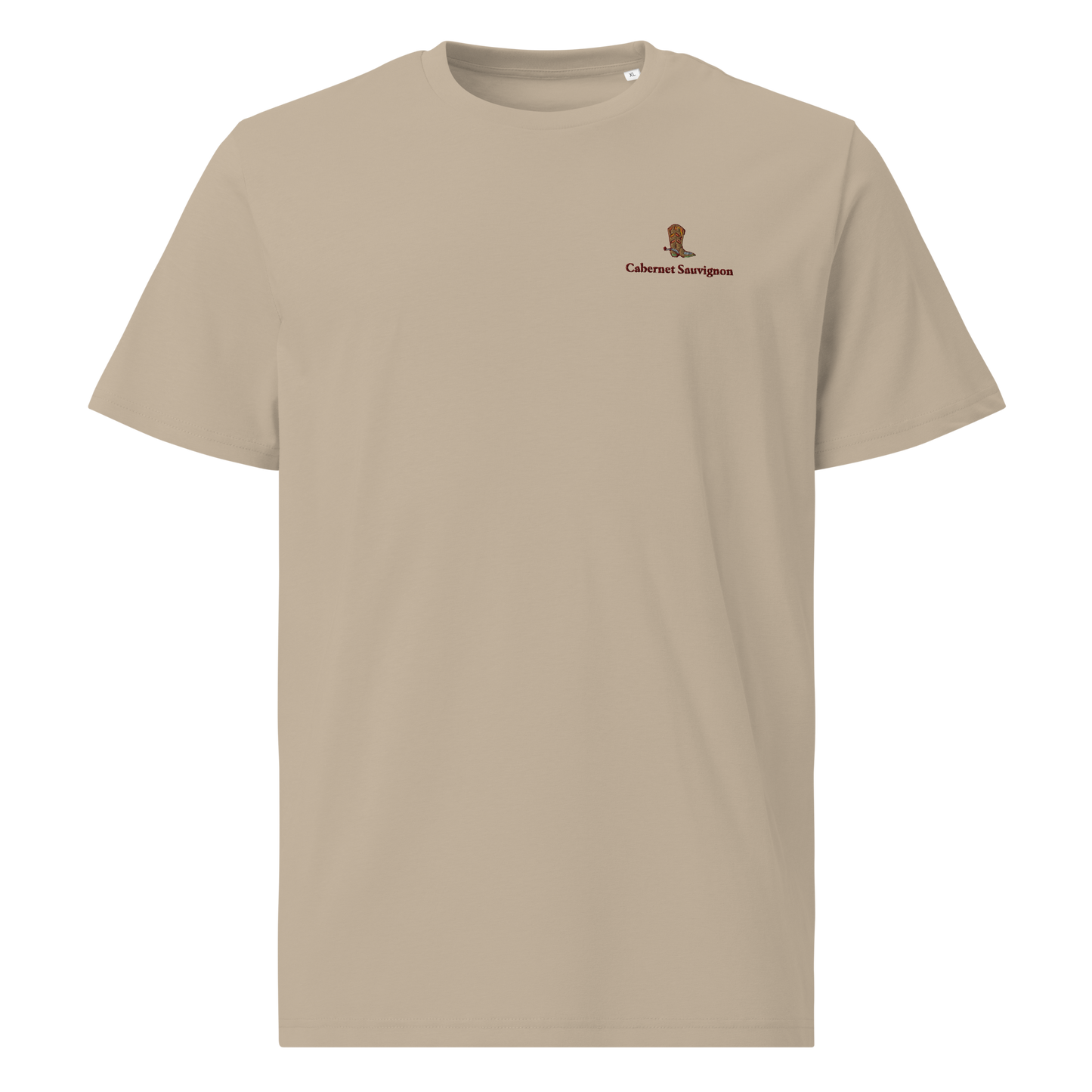 Cabernet Sauvignon embroidered desert dust t-shirt