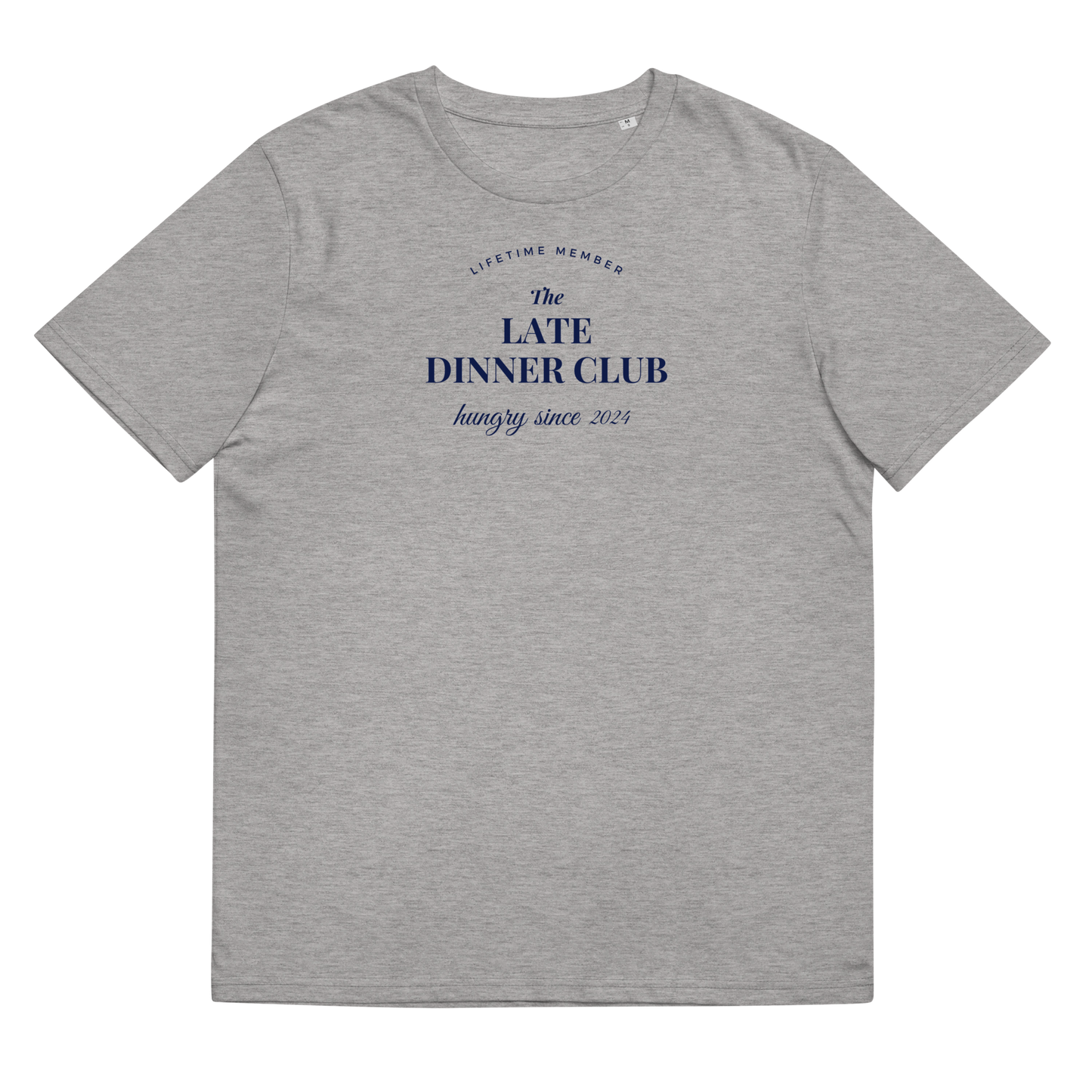 Late Dinner Club grey t-shirt