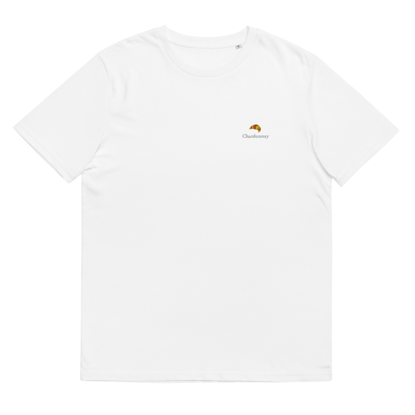 Chardonnay white embroidered t-shirt