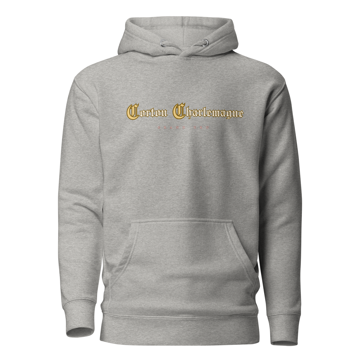 Corton Charlemagne grey hoodie