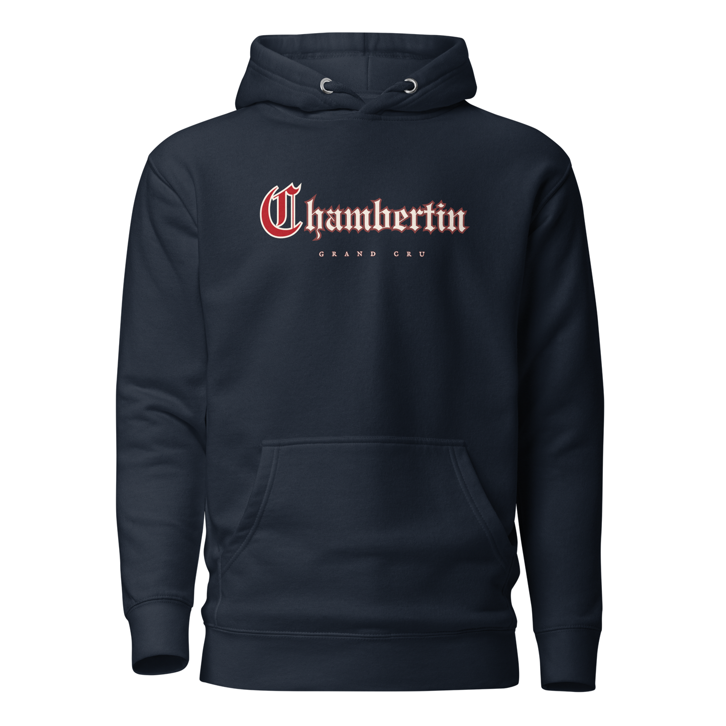 Chambertin navy hoodie