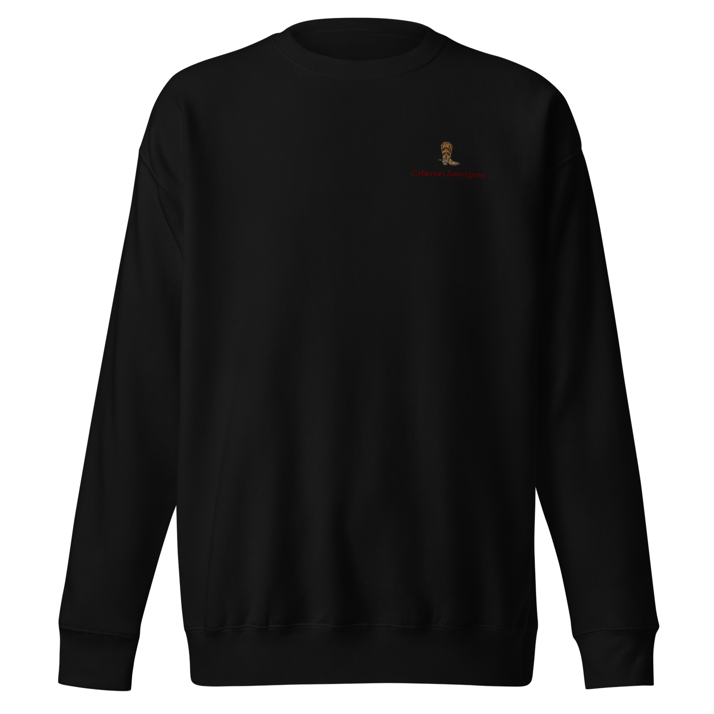 Cabernet Sauvignon embroidered sweatshirt