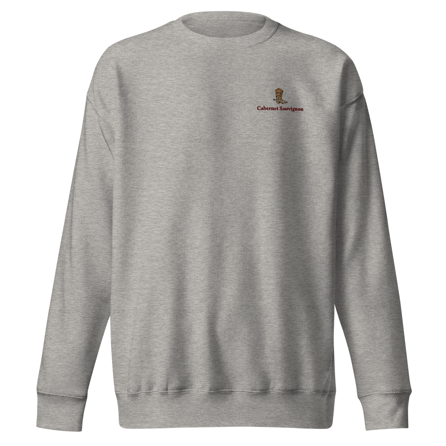 Cabernet Sauvignon embroidered sweatshirt