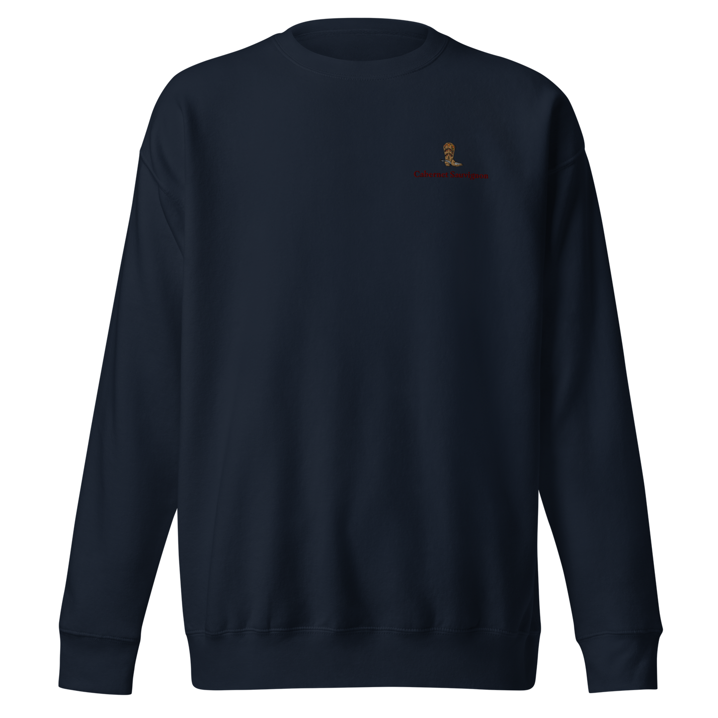 Cabernet Sauvignon embroidered sweatshirt