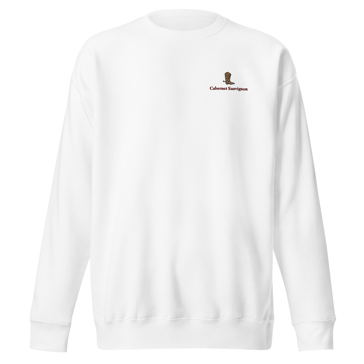 Cabernet Sauvignon embroidered sweatshirt