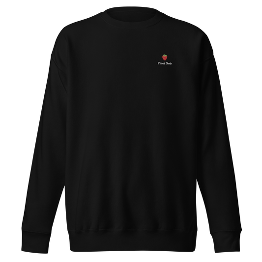 Pinot Noir embroidered sweatshirt