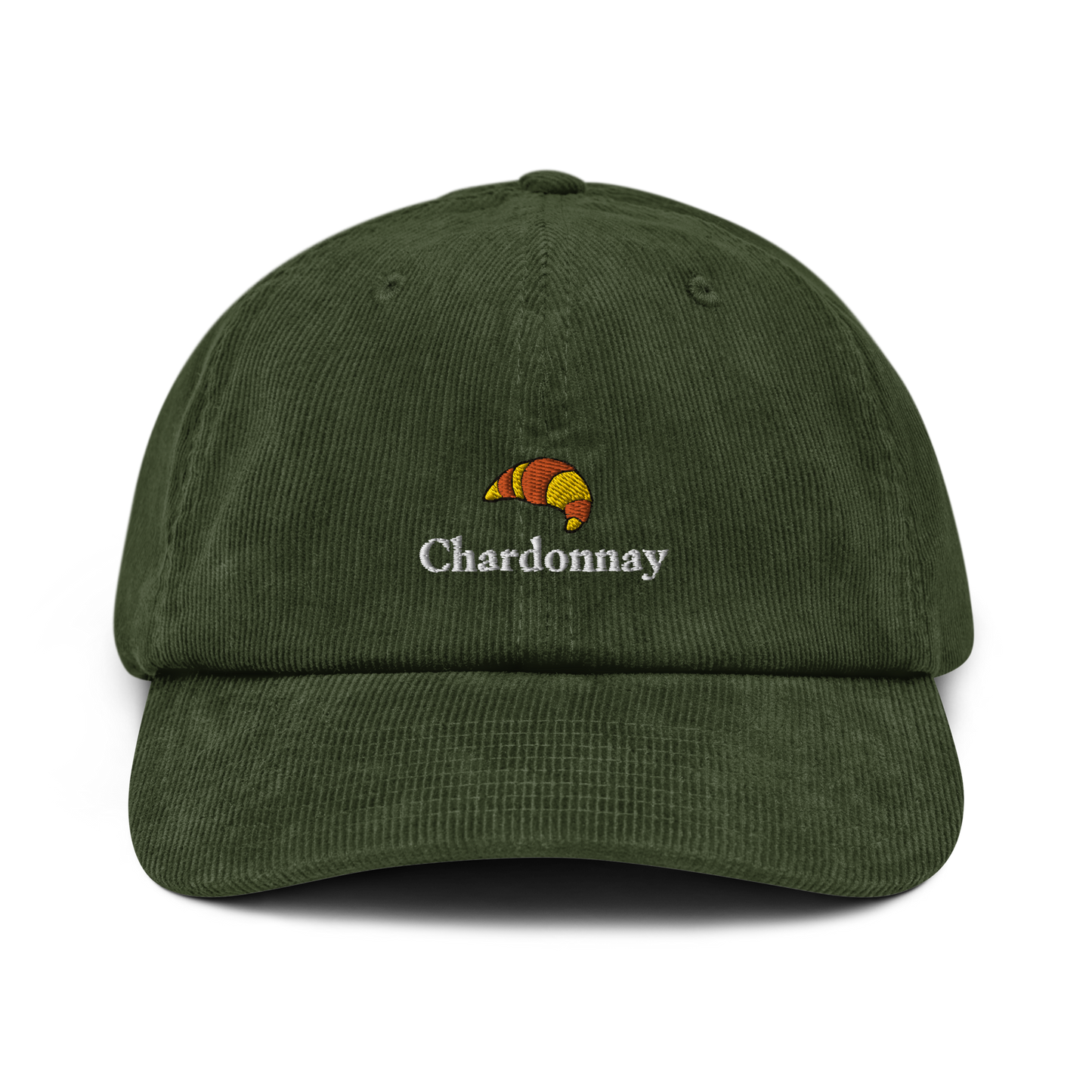 Chardonnay green corduroy cap