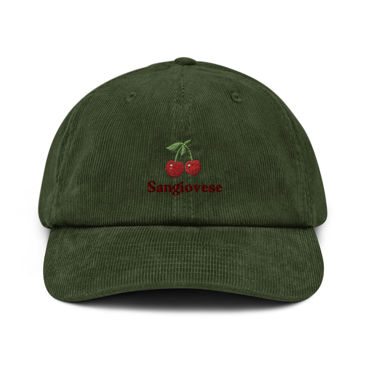 Sangiovese green embroidered cap