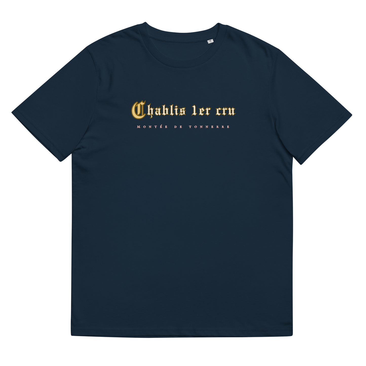 Chablis 1er cru navy t-shirt