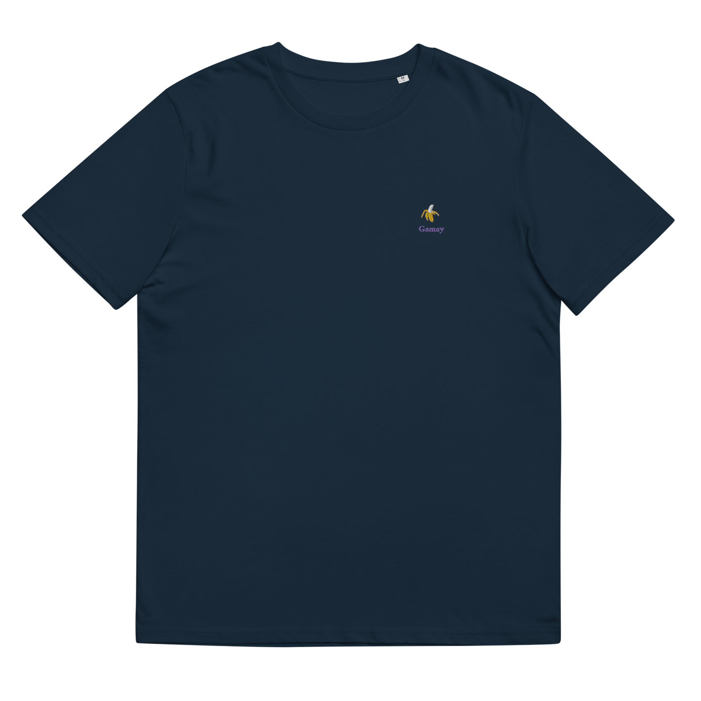 Gamay navy embroidered t-shirt