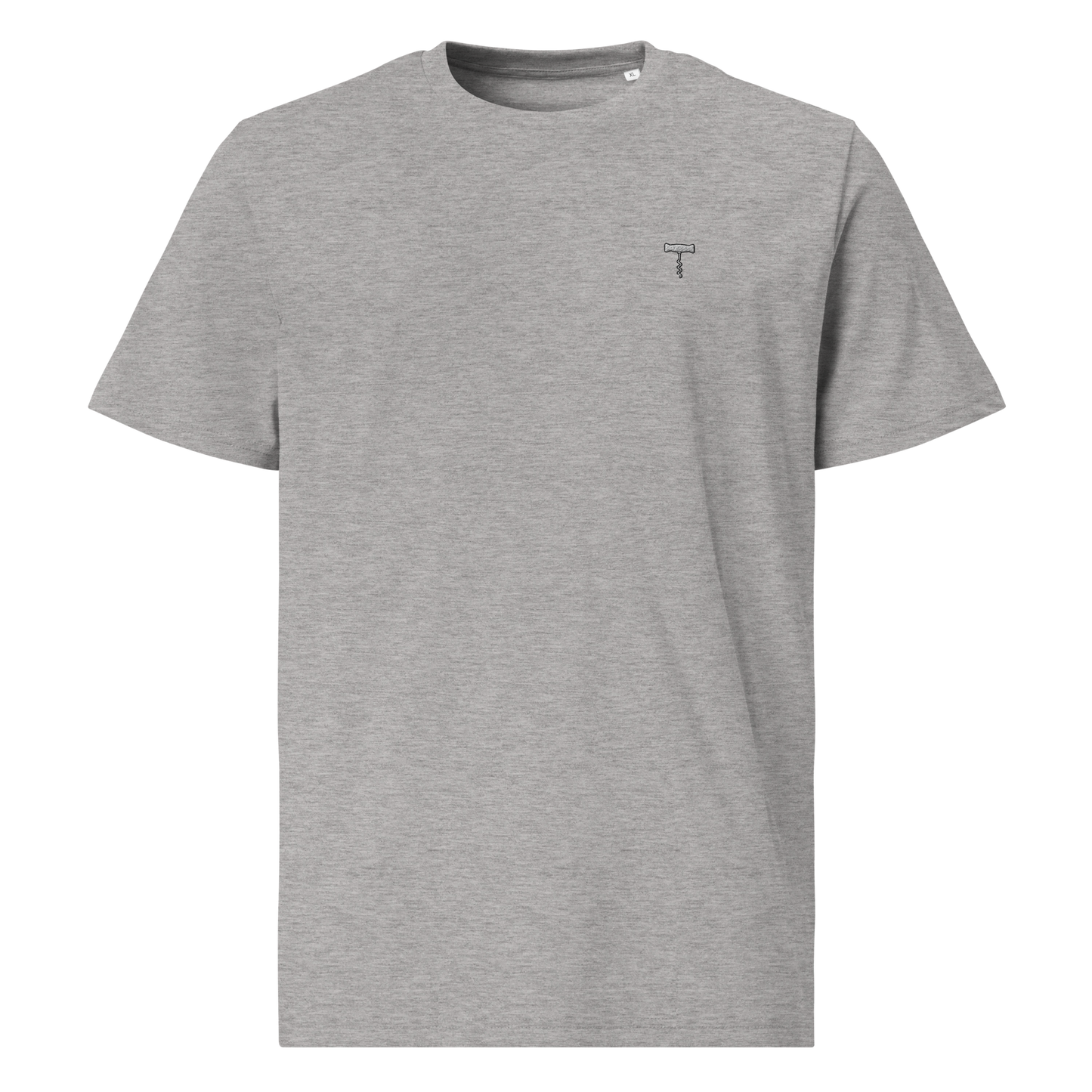 Wine Key grey embroidered t-shirt