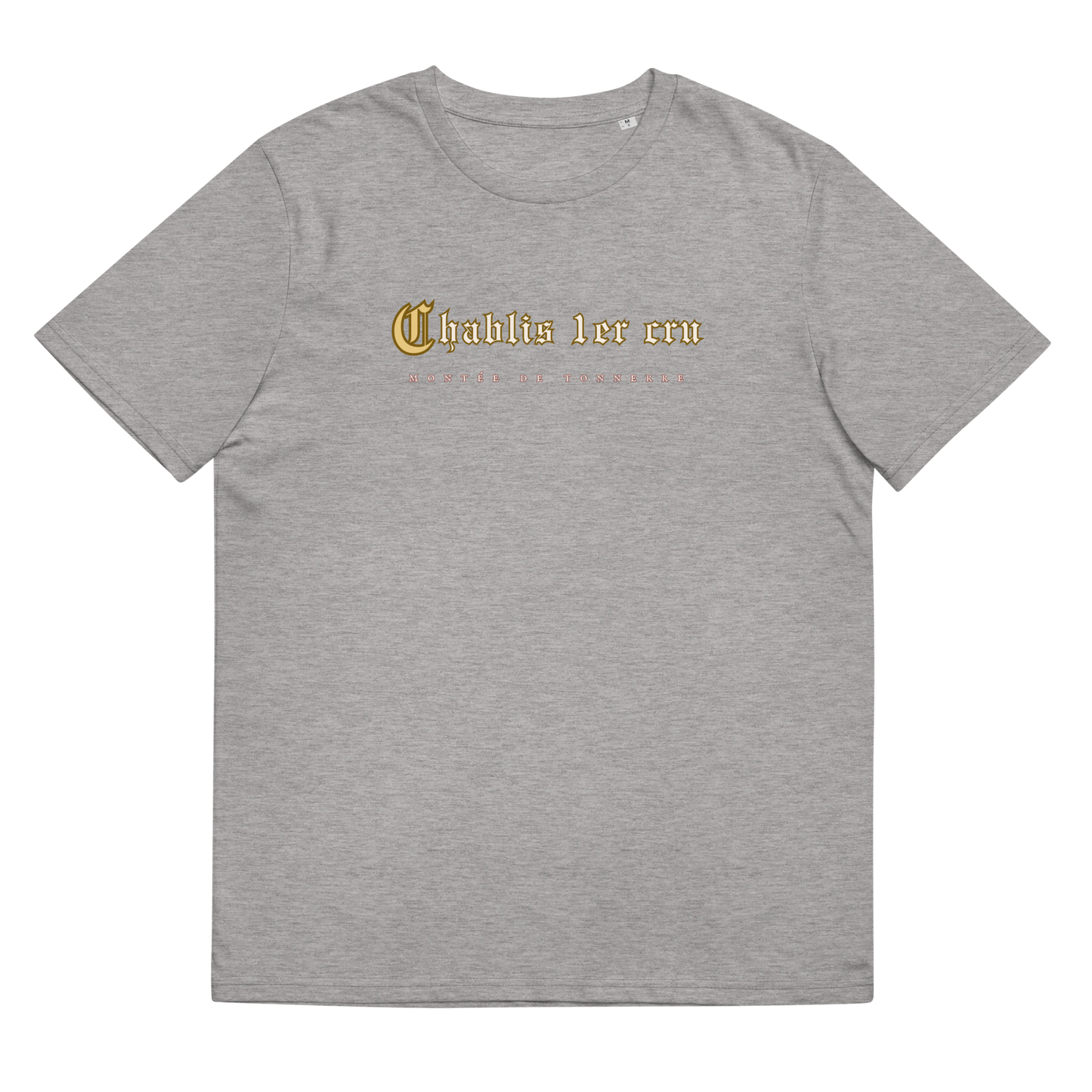 Chablis 1er cru grey t-shirt