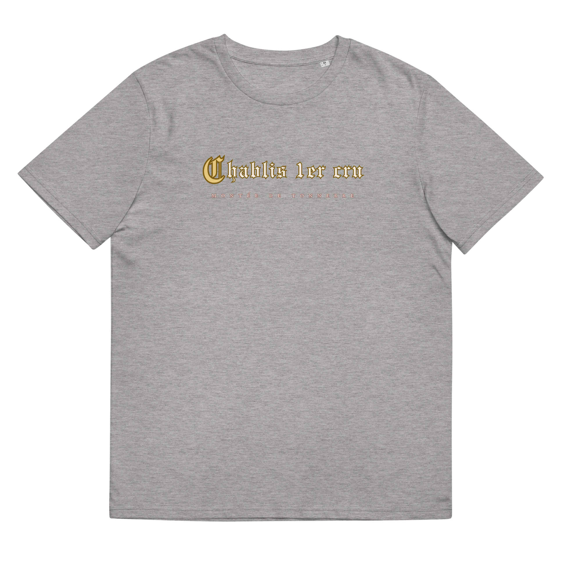 Chablis 1er cru grey t-shirt