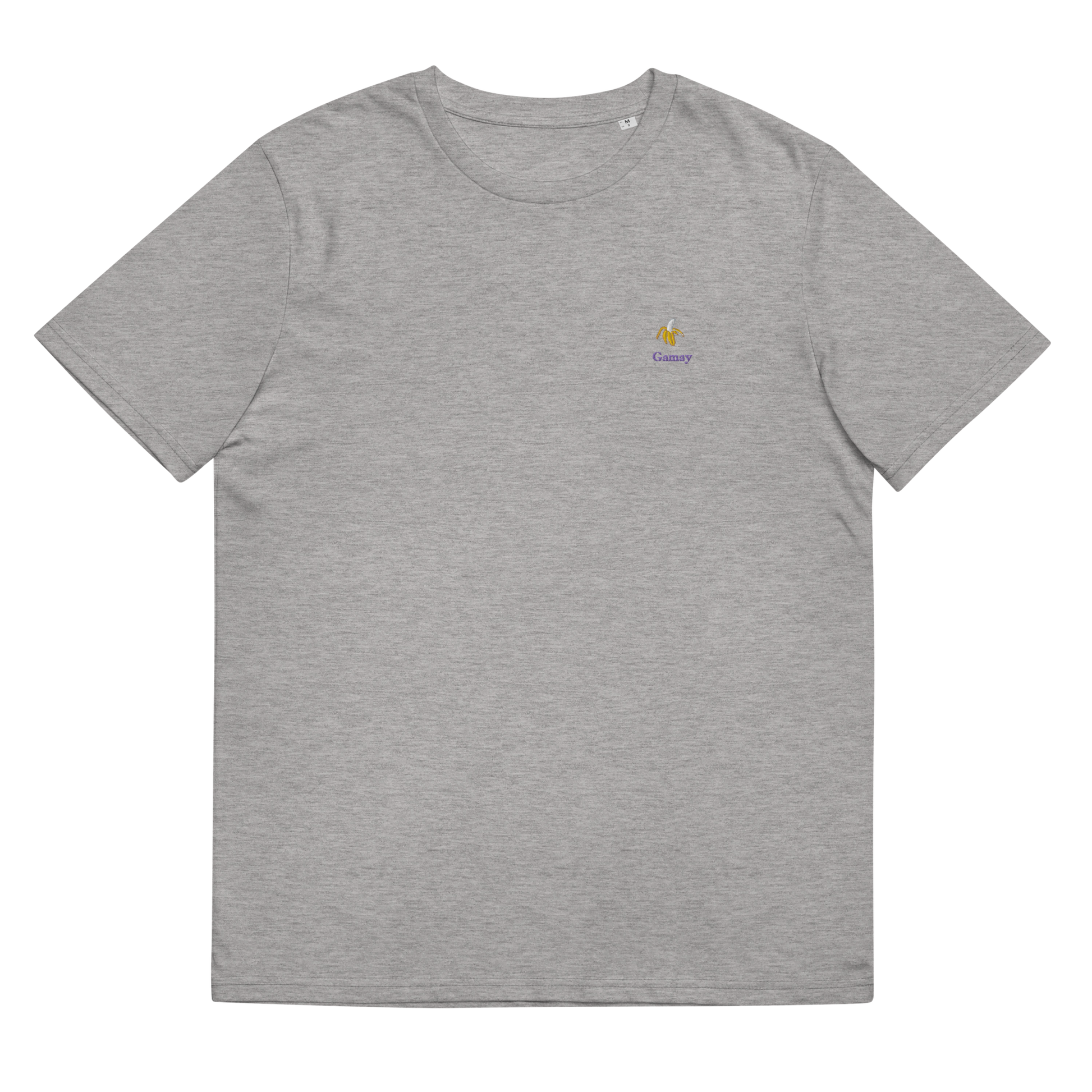Gamay grey embroidered t-shirt
