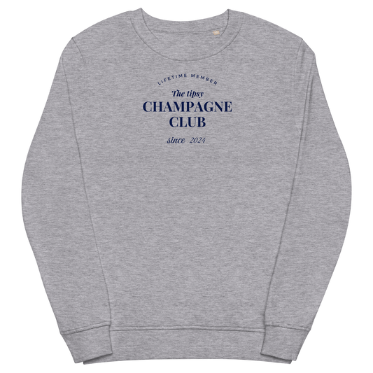 Tipsy Champagne Club grey sweatshirt