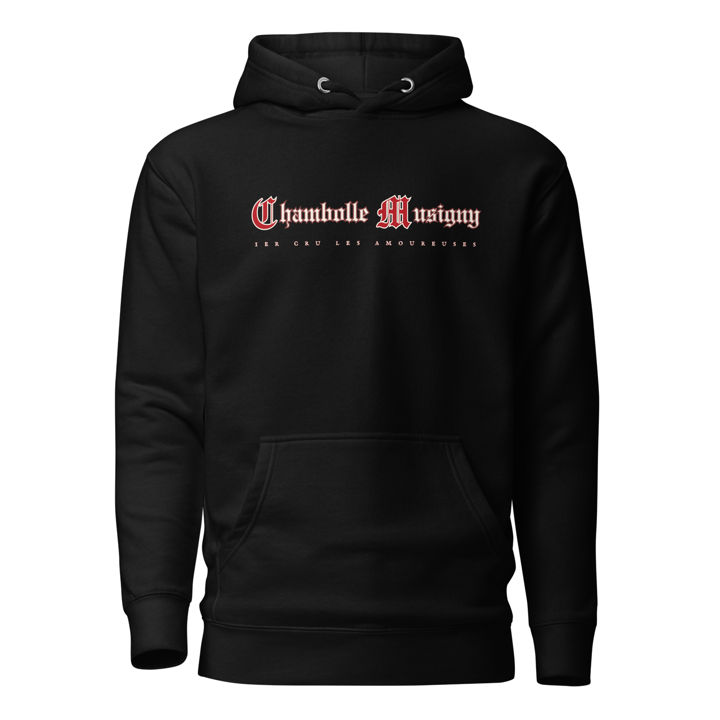 Chambolle Musigny black hoodie