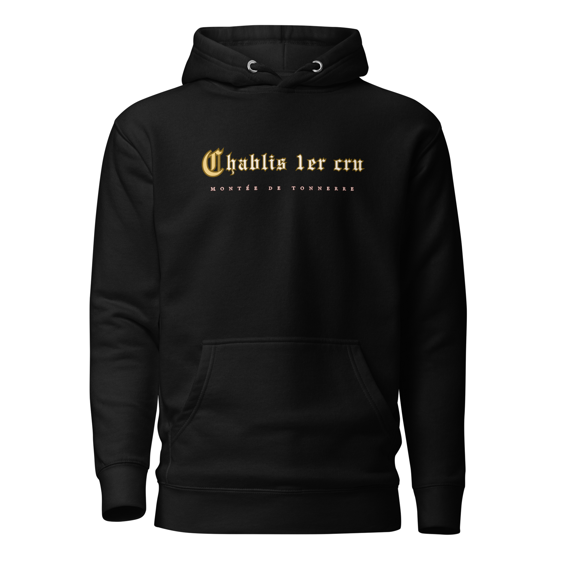 Chablis 1er cru black hoodie