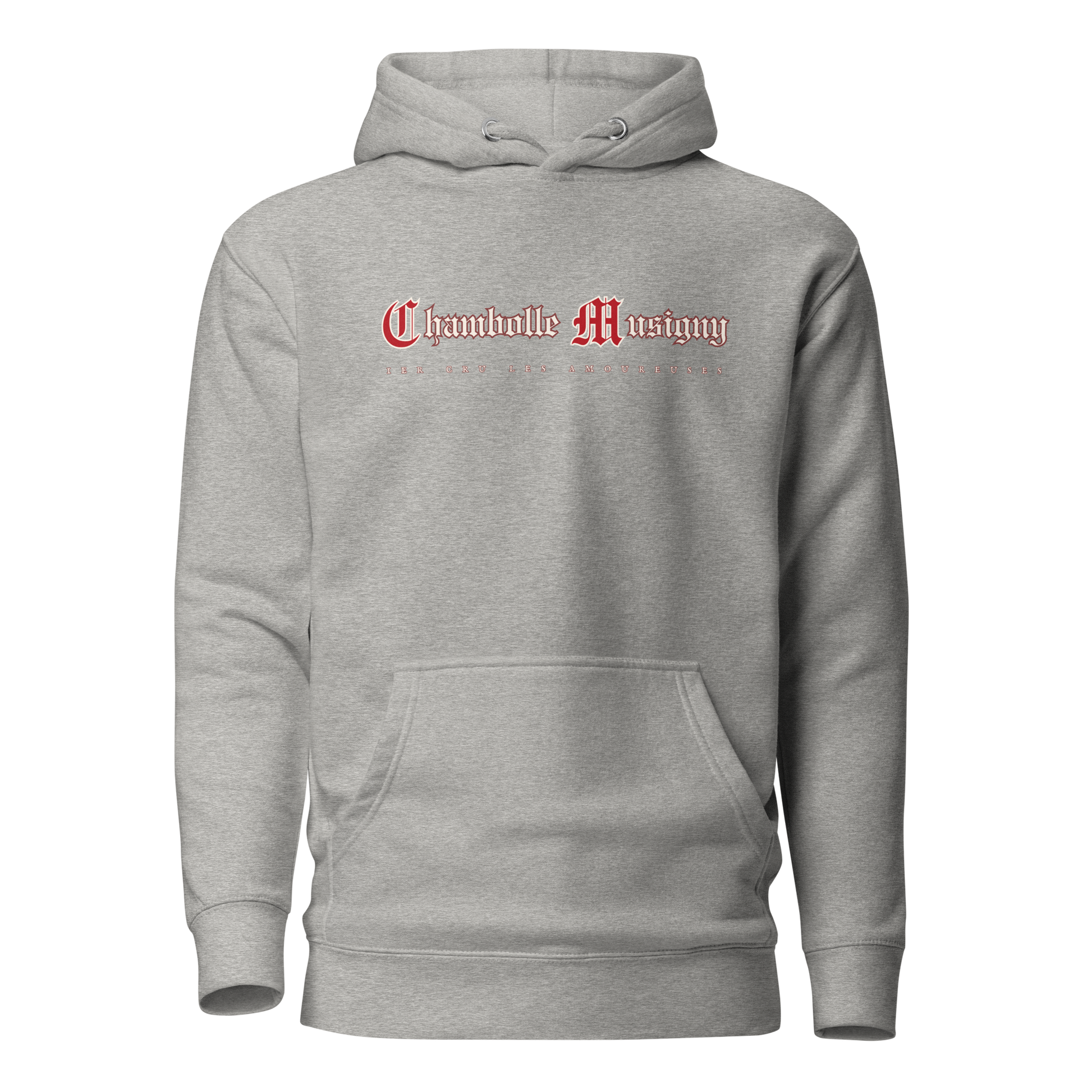 Chambolle Musigny grey hoodie