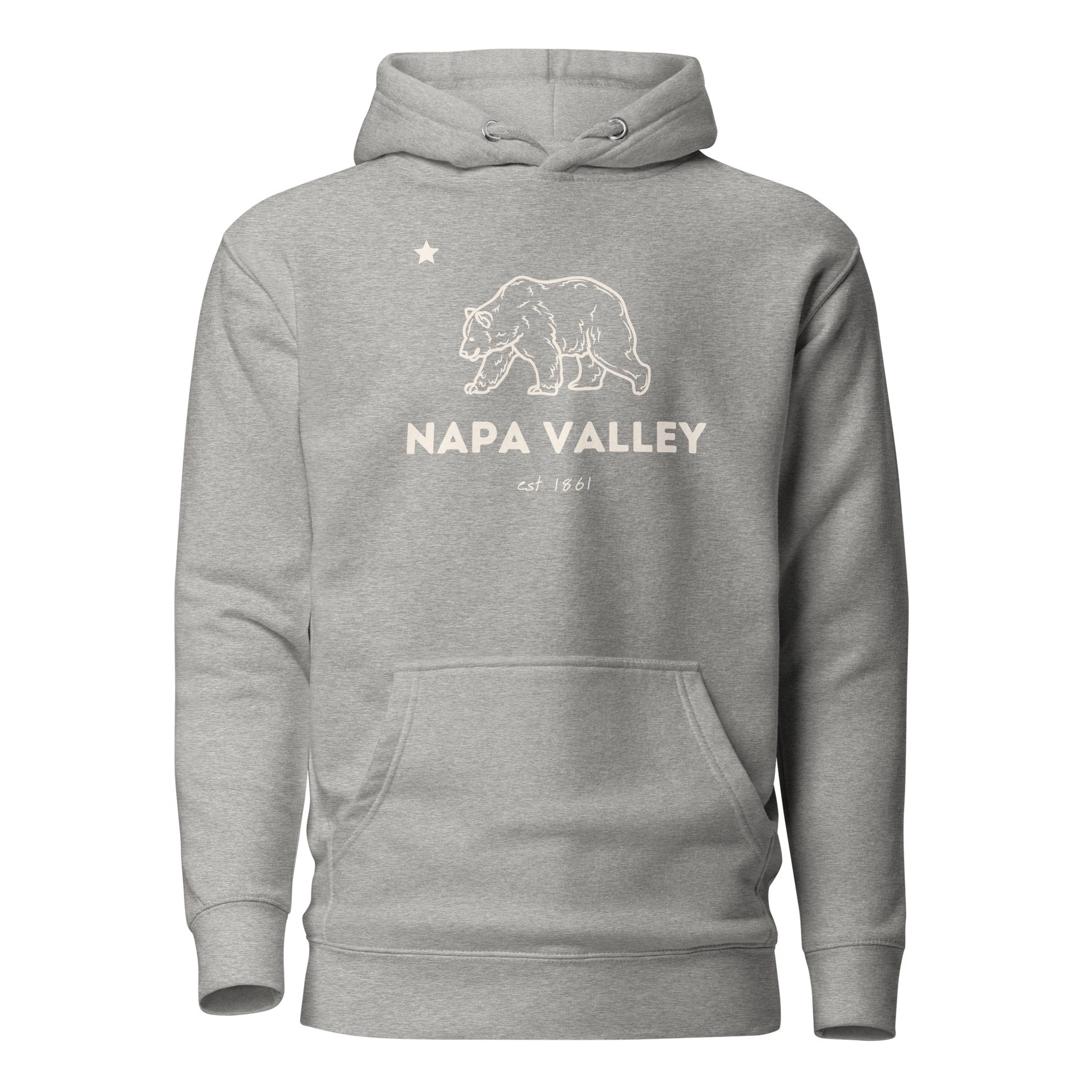 Napa Valley grey hoodie