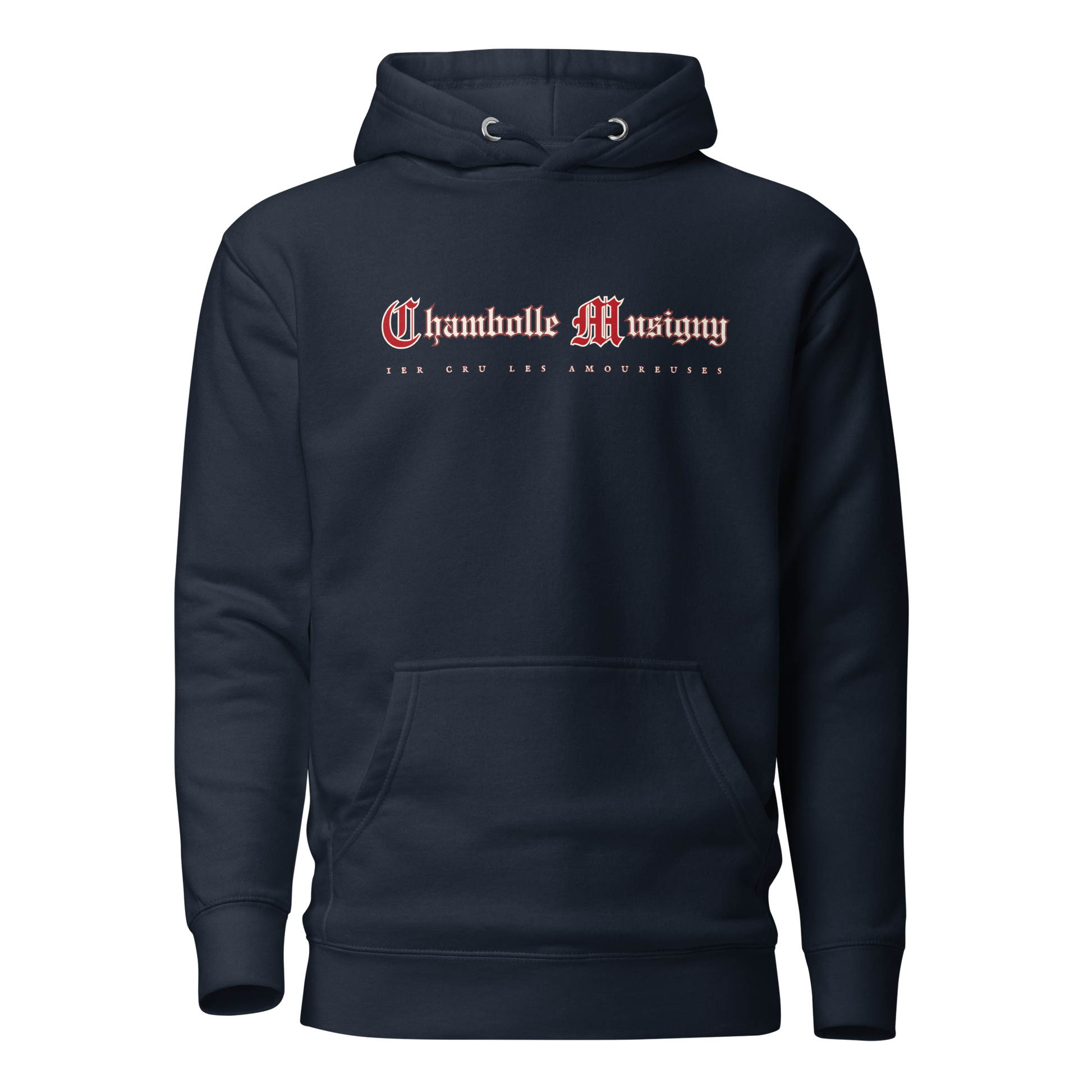 Chambolle Musigny navy hoodie