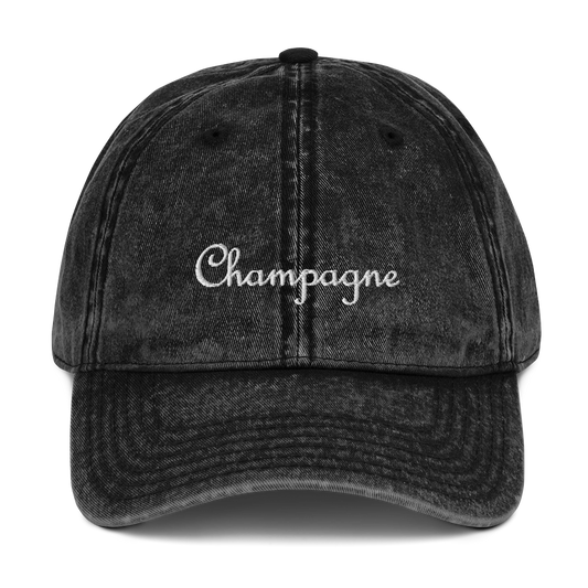 Champagne vintage cap