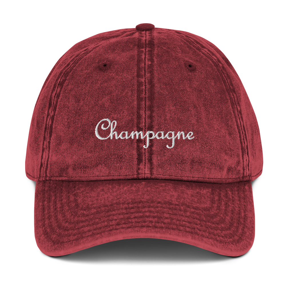Champagne vintage cap